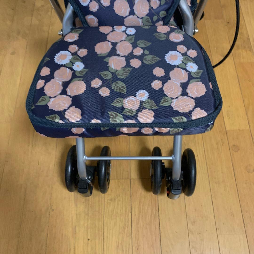 花柄シルバーカー(新品、未使用)