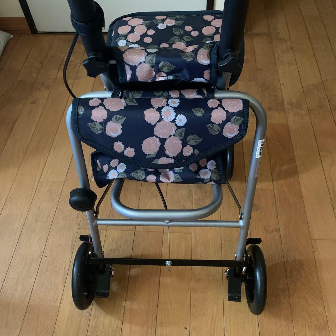 花柄シルバーカー(新品、未使用)