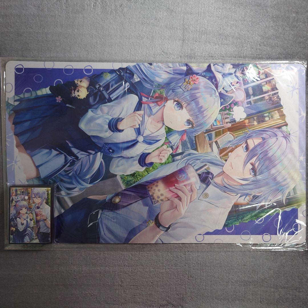 α1 原神 タピオカ&制服 神里綾人&神里綾華 スリーブ&プレイマット