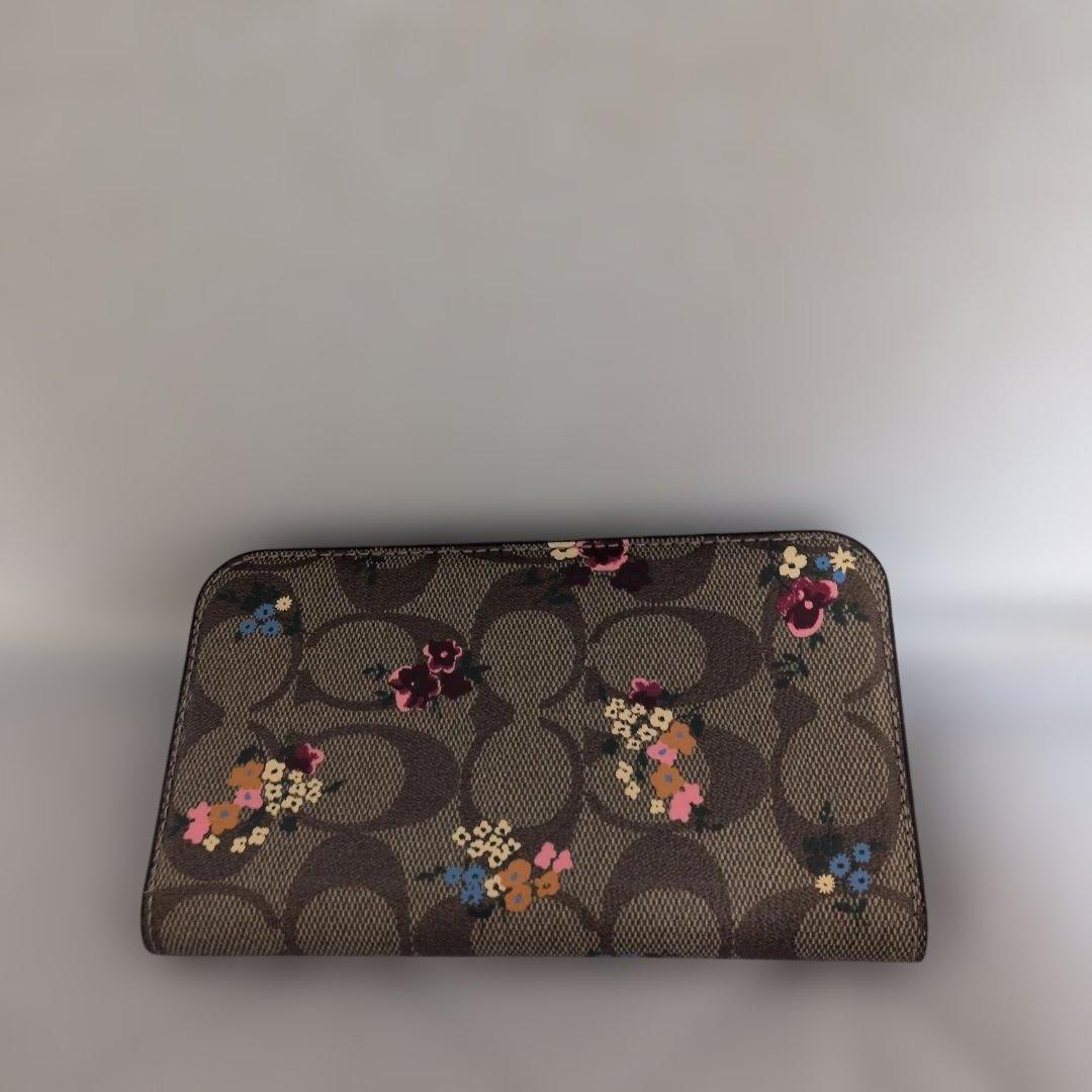 COACH 花柄 手帳型 iPhoneケース