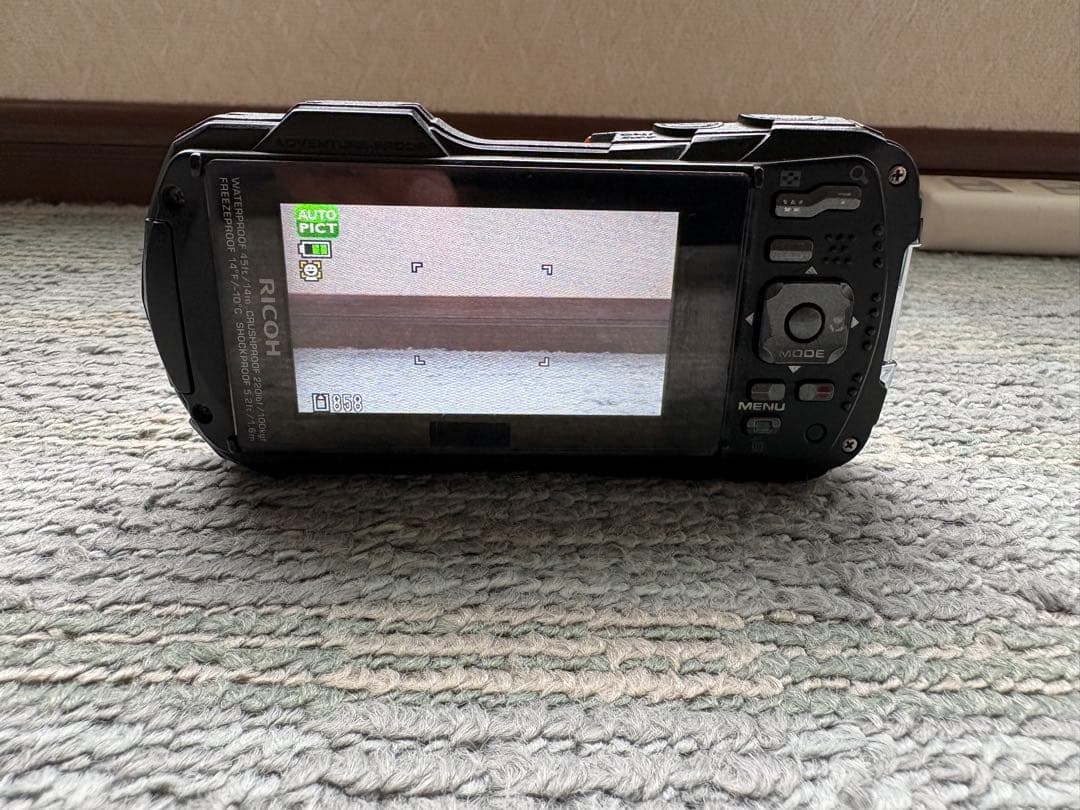 RICOH WG-50 オレンジ 防水カメラ
