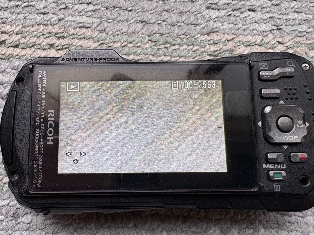 RICOH WG-50 オレンジ 防水カメラ
