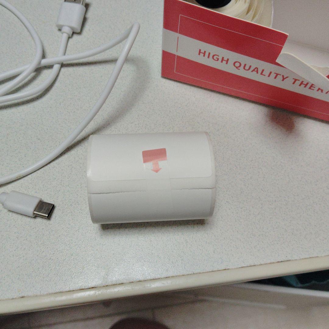 ラベルプリンター ホワイト М220 USBケーブル付き