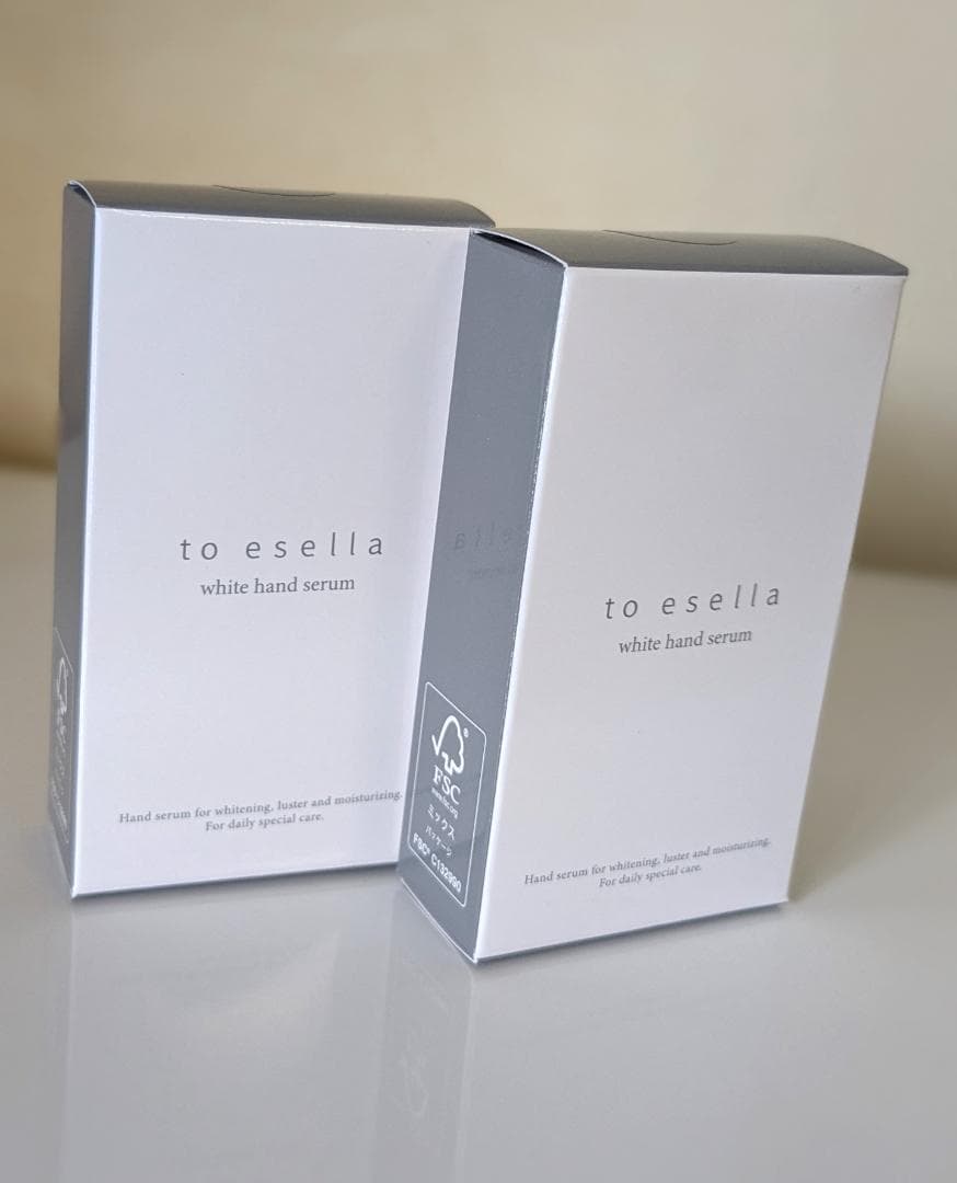 to esella ホワイトハンドセラム 美容液×2個