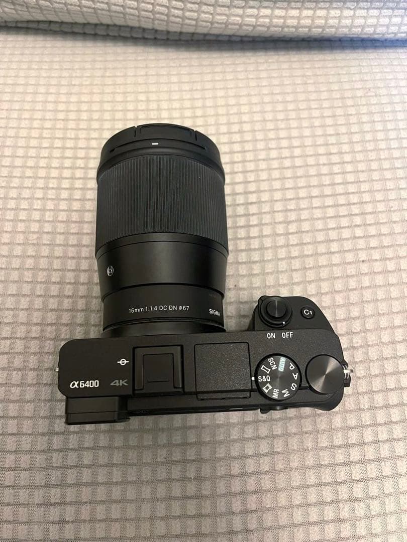 SONY α6400 シグマ SIGMA レンズ 16mm F1.4 DC DN