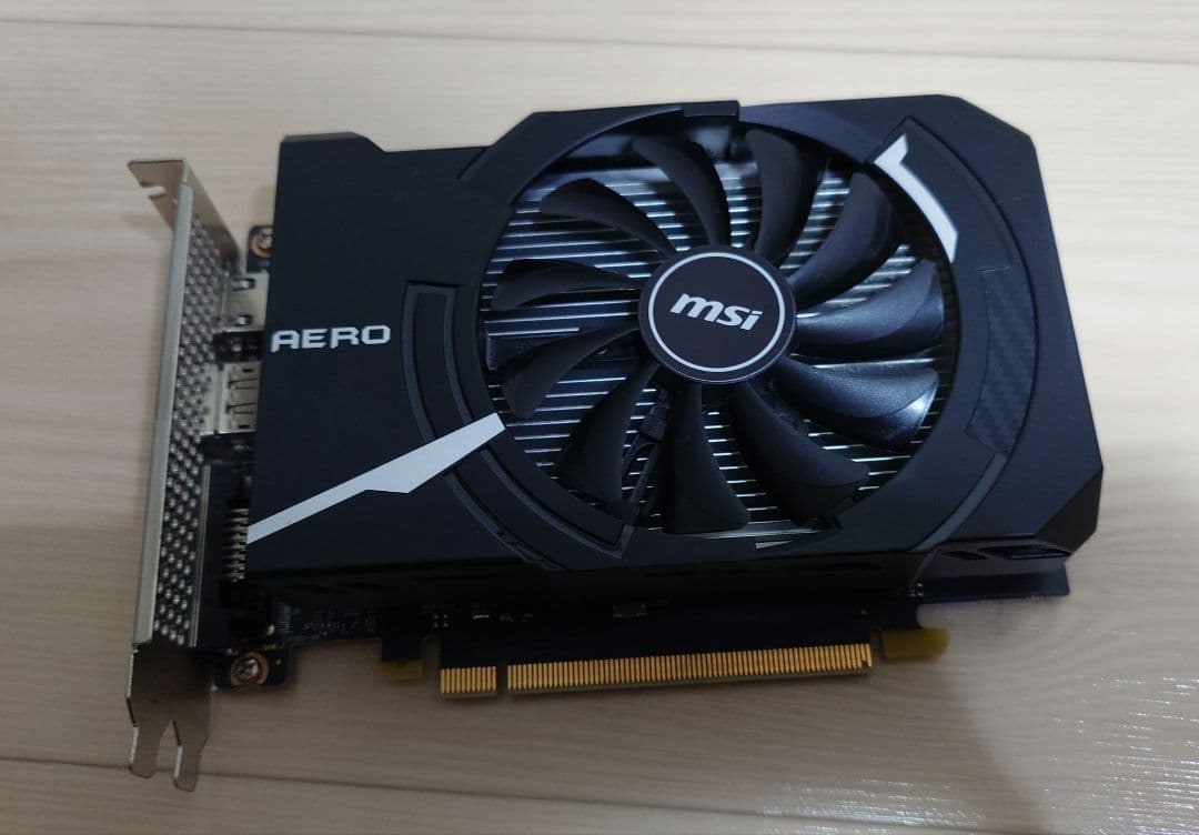 グラフィックボード・グラボ・ビデオカード MSI GeForce GTX 1630 AERO ITX 4G OC