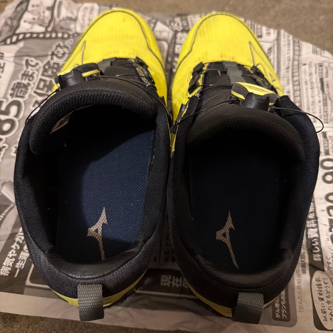 【値下げ中】Mizuno BOA安全靴 イエロー×カーキ