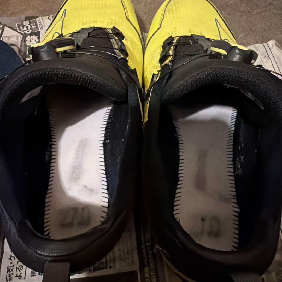 【値下げ中】Mizuno BOA安全靴 イエロー×カーキ