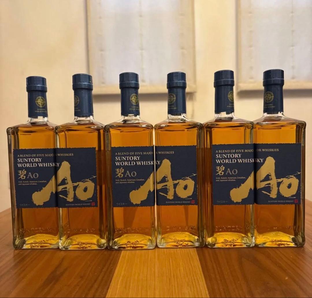 SUNTORY ウイスキー 碧 Ao 700ml 6本セット 箱入り サントリー