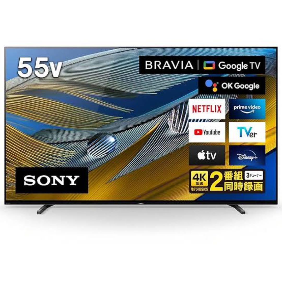 美品SONY BRAVIA XRJ-55A80J 4K有機ELテレビ