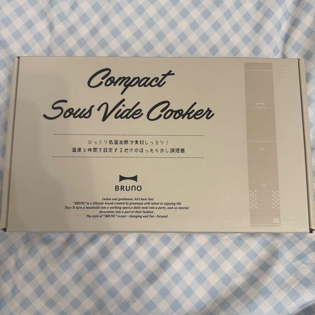 新品未使用　BRUNO Compact Sous Vide Cooker