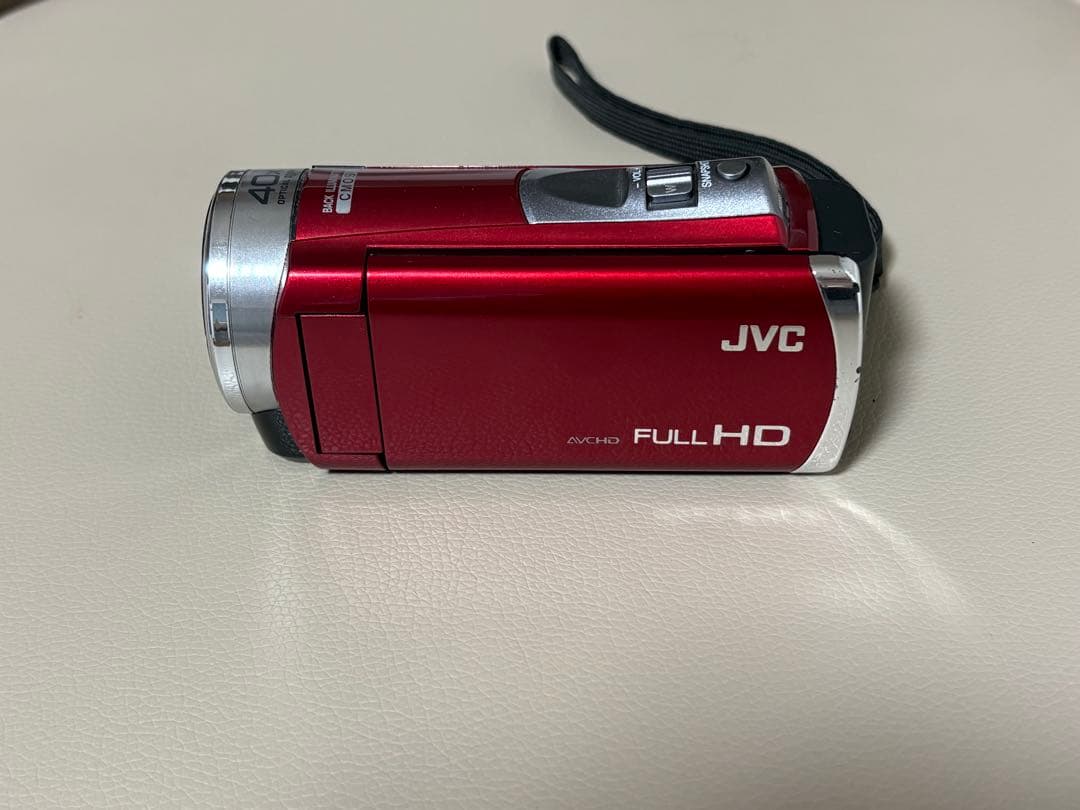 JVC FULL HD ビデオカメラ レッド 本体