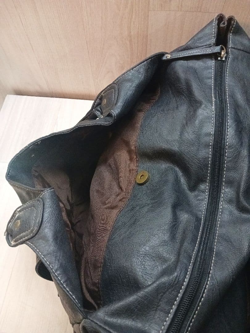 00s archive hand bag grunge y2k black合皮