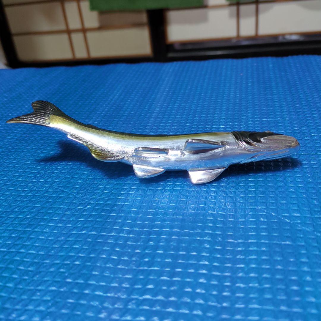 銅製 あゆ置物
