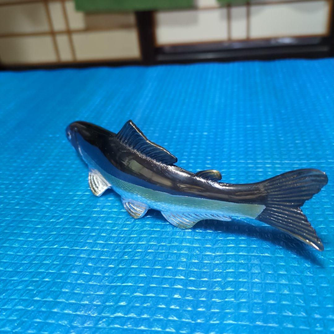 銅製 あゆ置物
