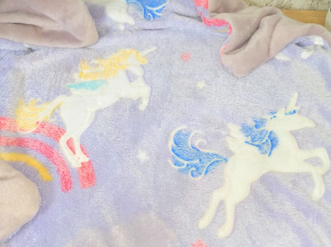 専用♥みかん❤暖か☆Wボア♥特大ブランケット♥ユニコーン