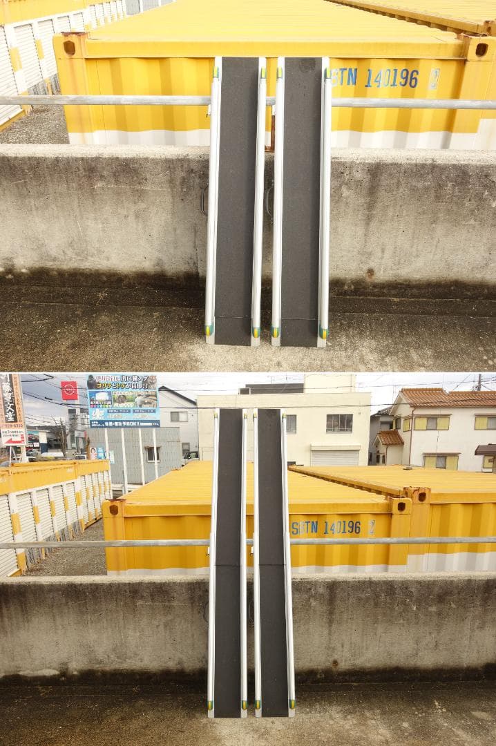 【中古】K▼リッチェル 車椅子用 伸縮式 ワンタッチスロープ (39865)