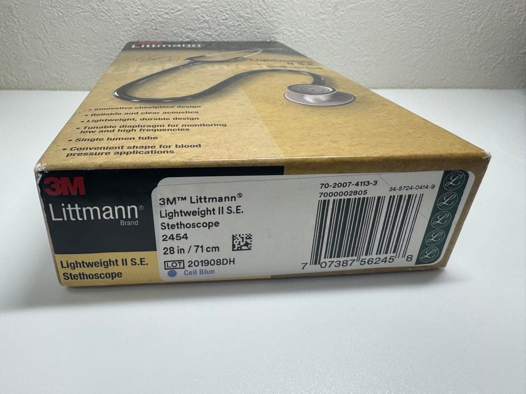 【美品】3M リットマン Lightweight II S.E 聴診器 ブルー