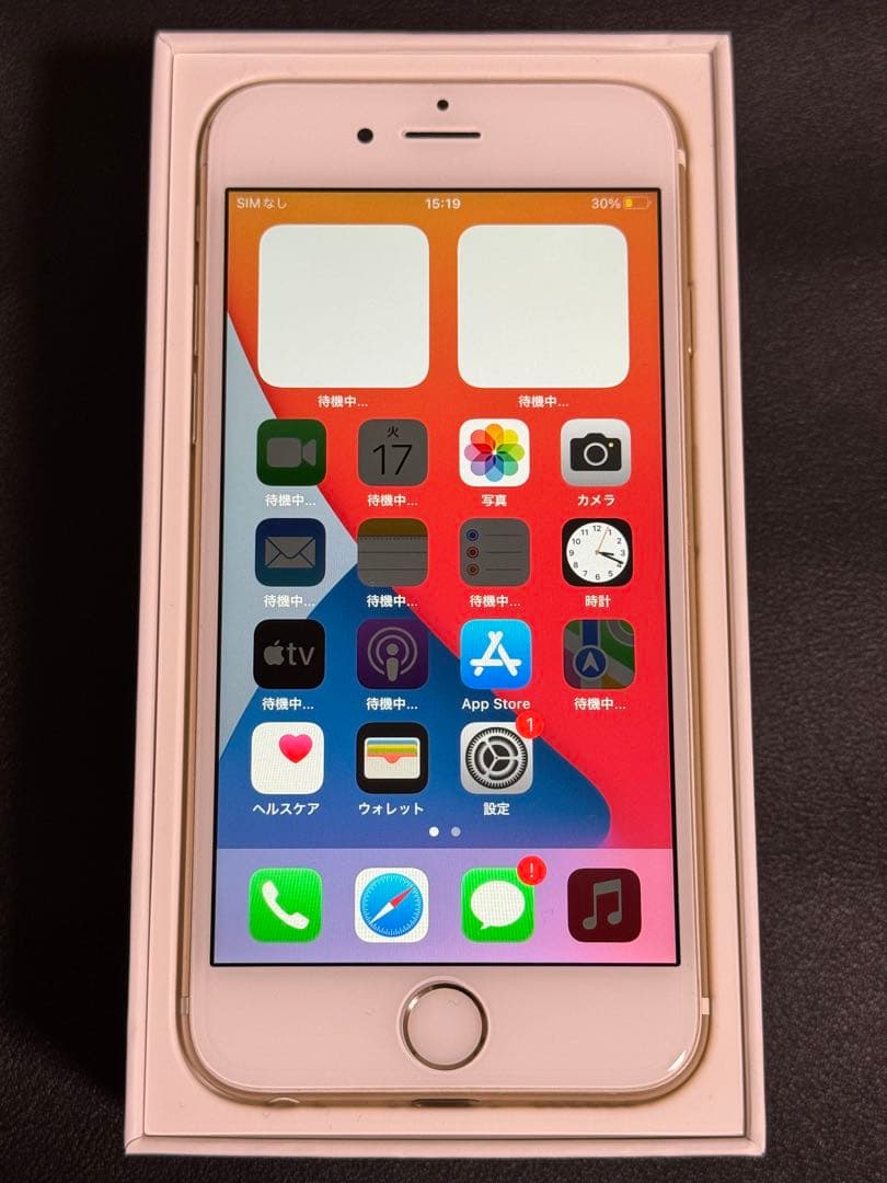 iPhone6s 32GB バッテリー最大容量100% 充電コード ケーブル付き