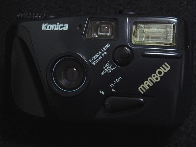 美品 コニカ マンボウ マンボー konica manbow フィルムカメラ
