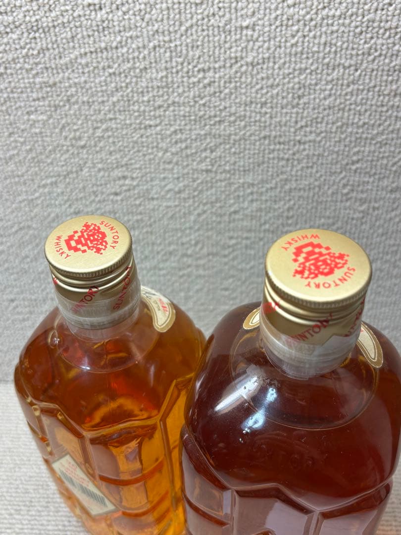 【希少・旧ボトル】サントリー　白角　90年代後半 720ml 500ml 未開封