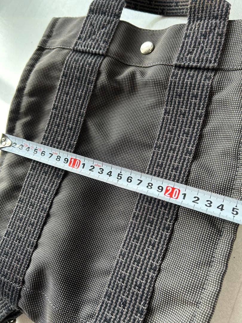 HERMES エルメスエールライン アド MMリックサック バッグ2Wayグレー