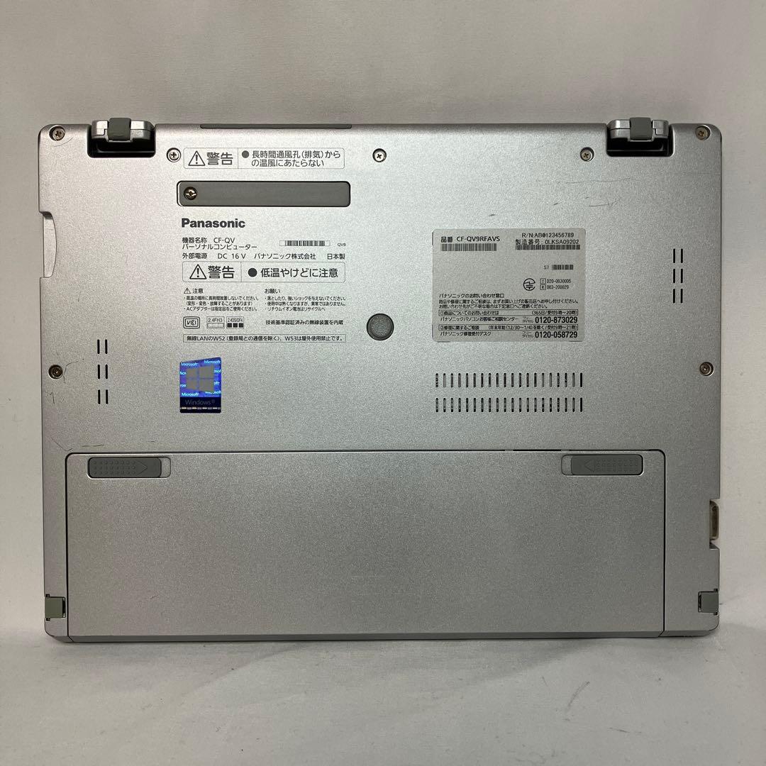 準美品 LET'S NOTE QV9 i5 8GB 256GB タッチスクリーン