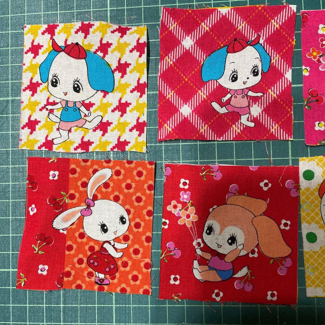 すだちっ娘★ハンドメイド★お化粧ポーチ★レトロ★パッチワーク