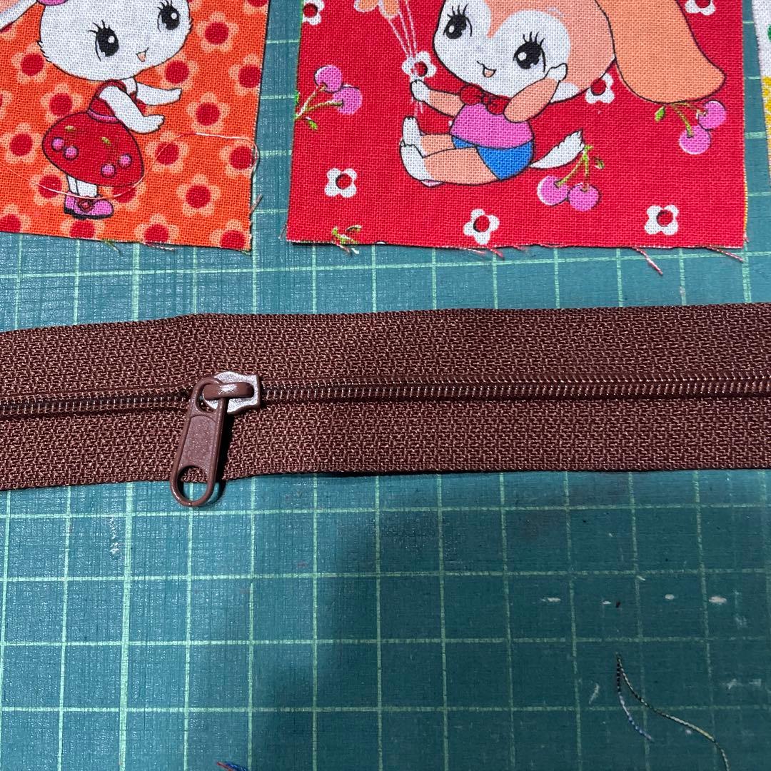 すだちっ娘★ハンドメイド★お化粧ポーチ★レトロ★パッチワーク