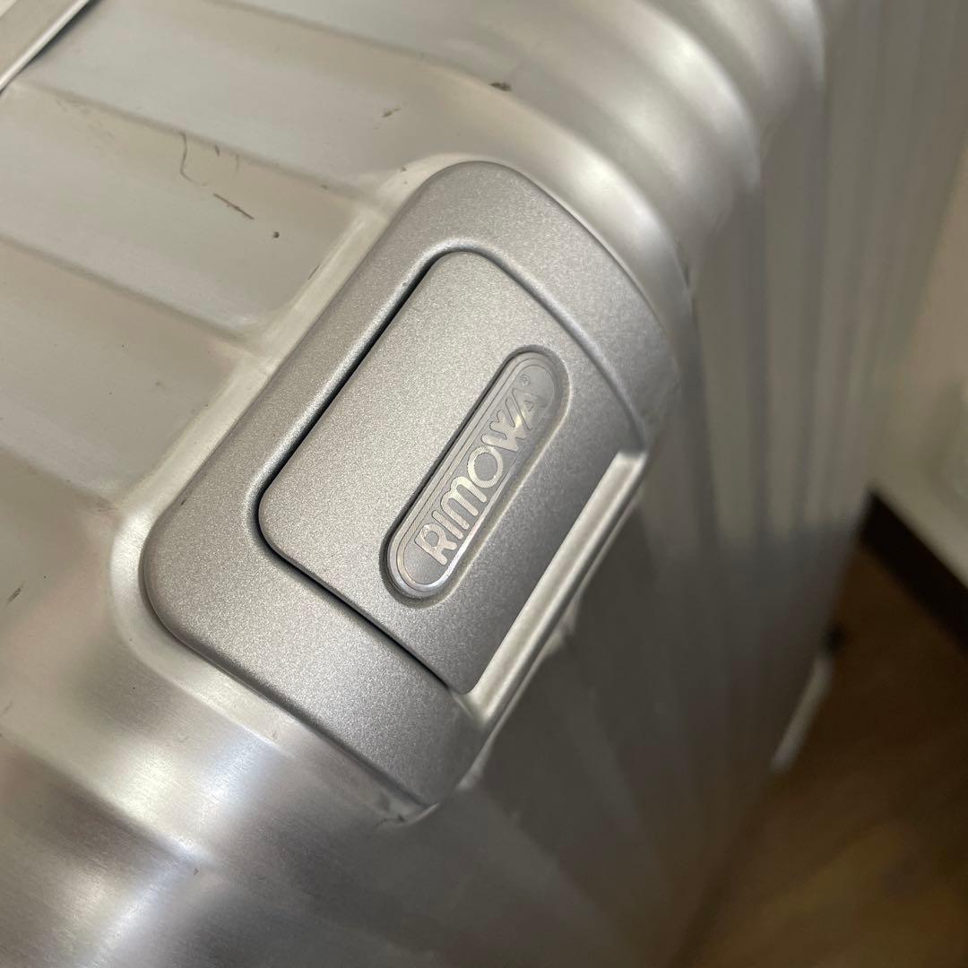 青ロゴ RIMOWA トパーズ 84L アルミニウム チェックインL 4輪