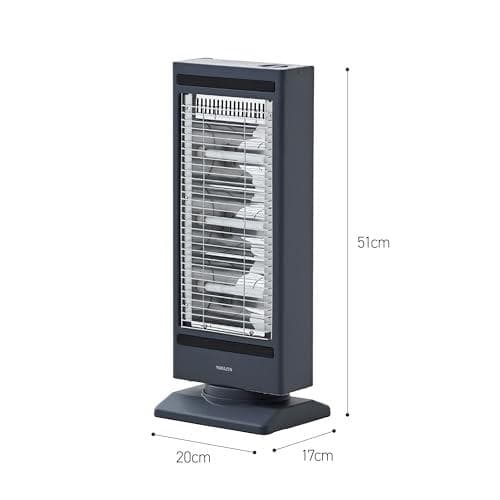 [山善] 電気ストーブ ヒータースリム 小型 足元 障害物センサー搭載 左右自A