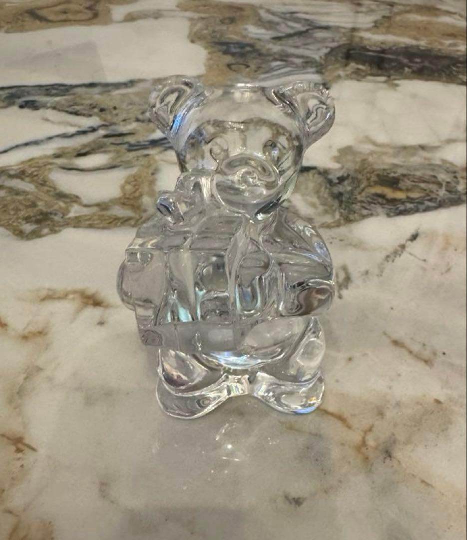 Baccarat ノエル テディベア 　クリア　bear present 熊
