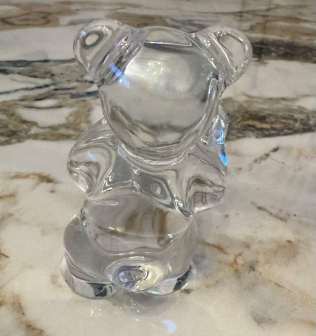 Baccarat ノエル テディベア 　クリア　bear present 熊