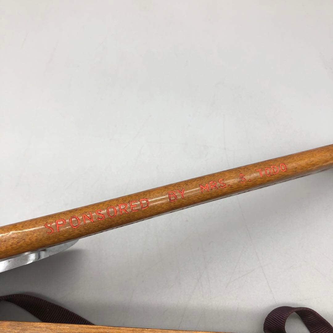 木箱入り石川島播磨重工アモルゴス号進水式記念品アックス斧縁起物装飾品1961年