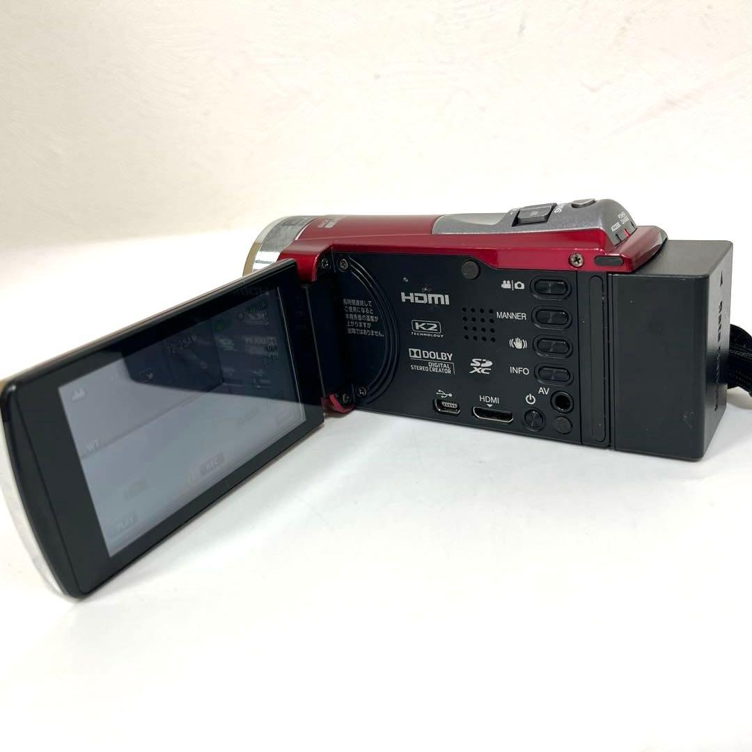 【動作確認済】JVC ケンウッド Everio GZ-E235-R ビデオカメラ