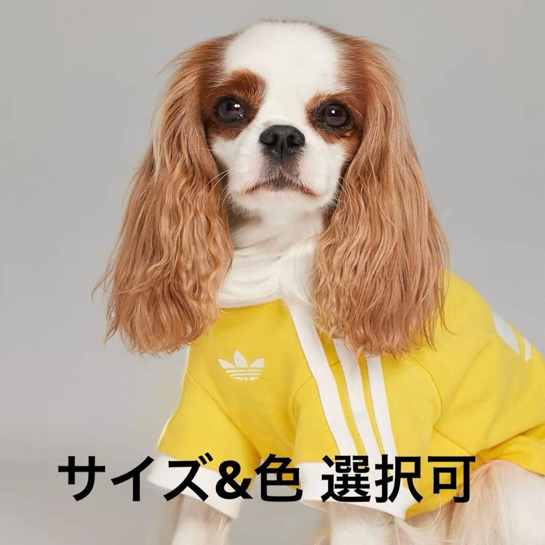 【正規新品】adidas ペットTシャツ ペット 服 犬猫兼用