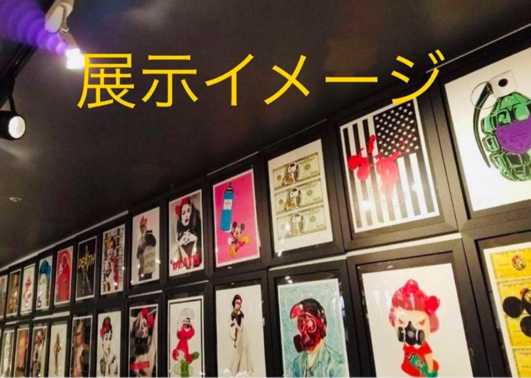 １点物！ 正規品DEATHNYC 世界限定100枚 バンクシー カウズ