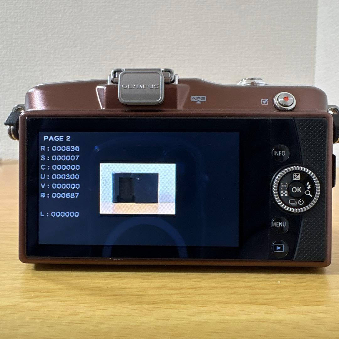 OLYMPUS PEN Mini E-PM1 ショット数836回
