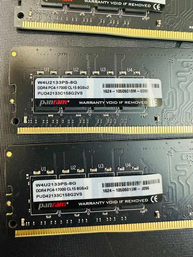 ③ 16GB DDR4メモリ2666MHz