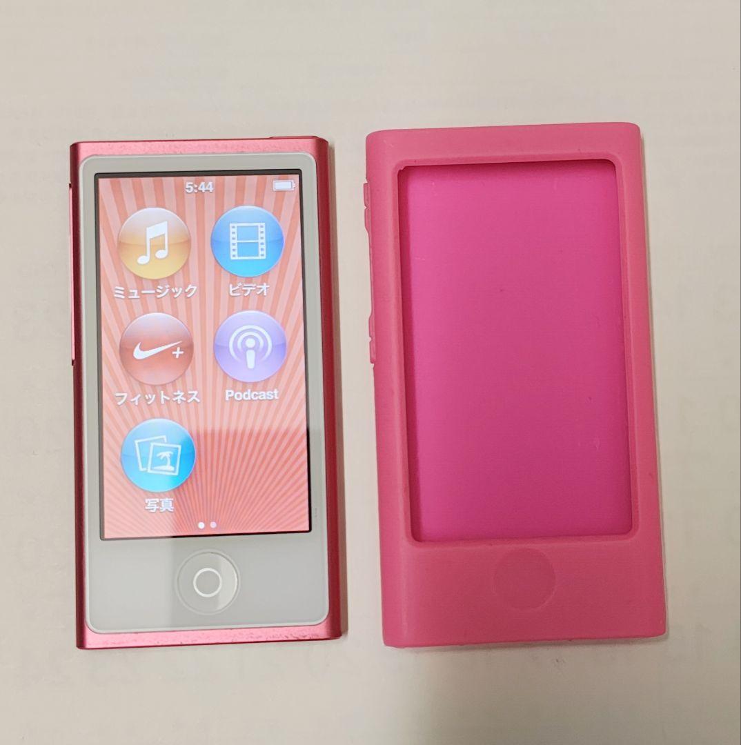 【美品】Apple iPod nano 第7世代 16GB ピンク 付属品あり