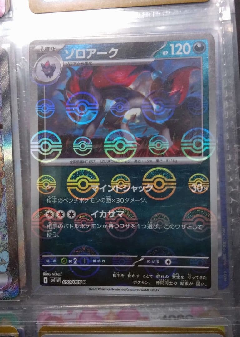 Nのゾロアークex SAR ポケモンカード メガドリームex　おまけ付き