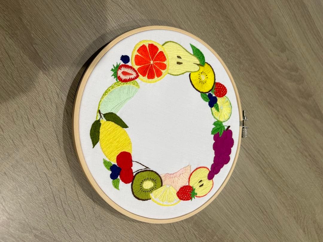 刺繍命名書　ウェルカムボード