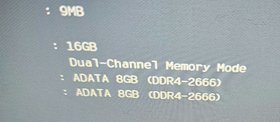 Core i5 6400 DDR4 2666 ? 8GB ×2 計16GB