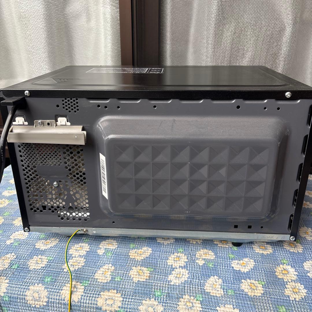 アイリスオーヤマ フラットテーブル電子レンジ 黒