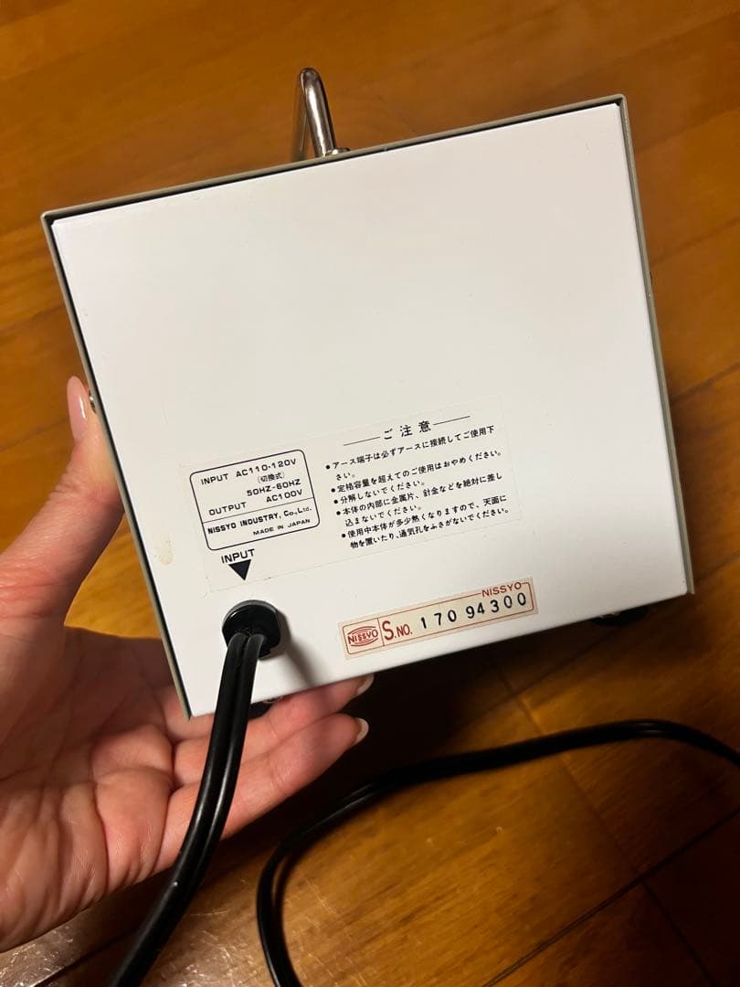 日章工業 変圧器 Nissyoトランスフォーマー SDX1500U 海外駐在