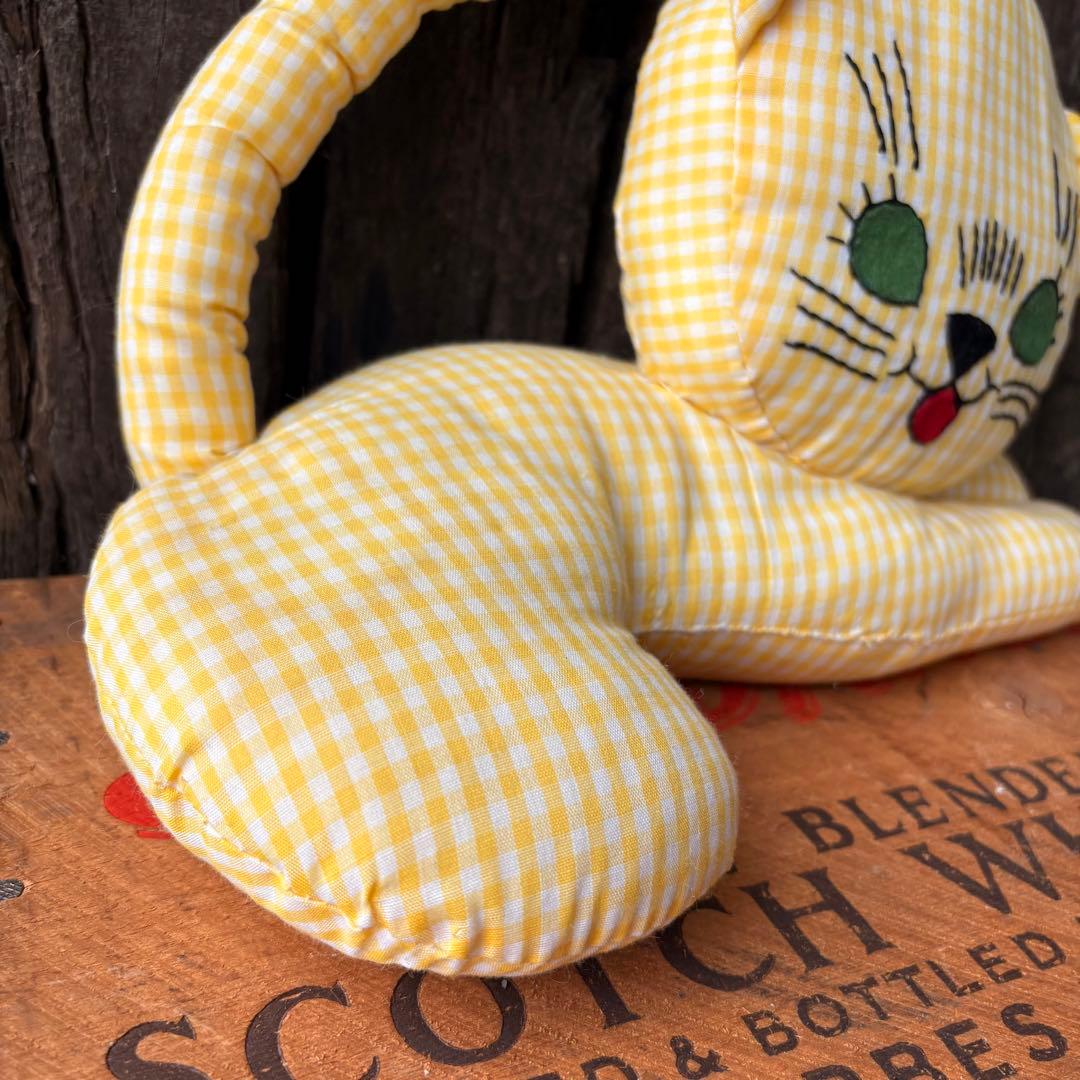 【USA Vintage】 ハンドメイド ネコ ぬいぐるみ アメリカ ビンテージ