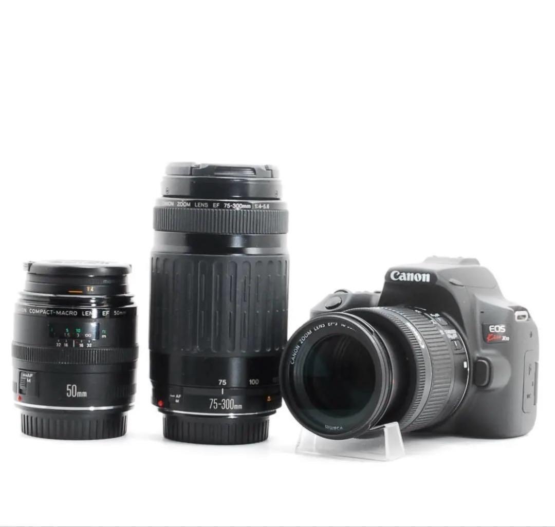 Canon Kiss X10 トリプルレンズ Wi-Fiスマホ転送