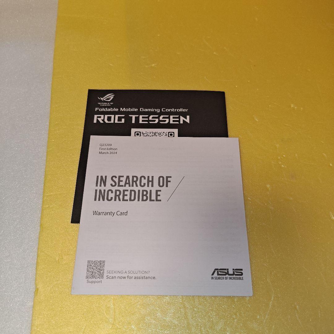 ROG TESSEN　折りたたみ式モバイルコントローラ スマートフォン