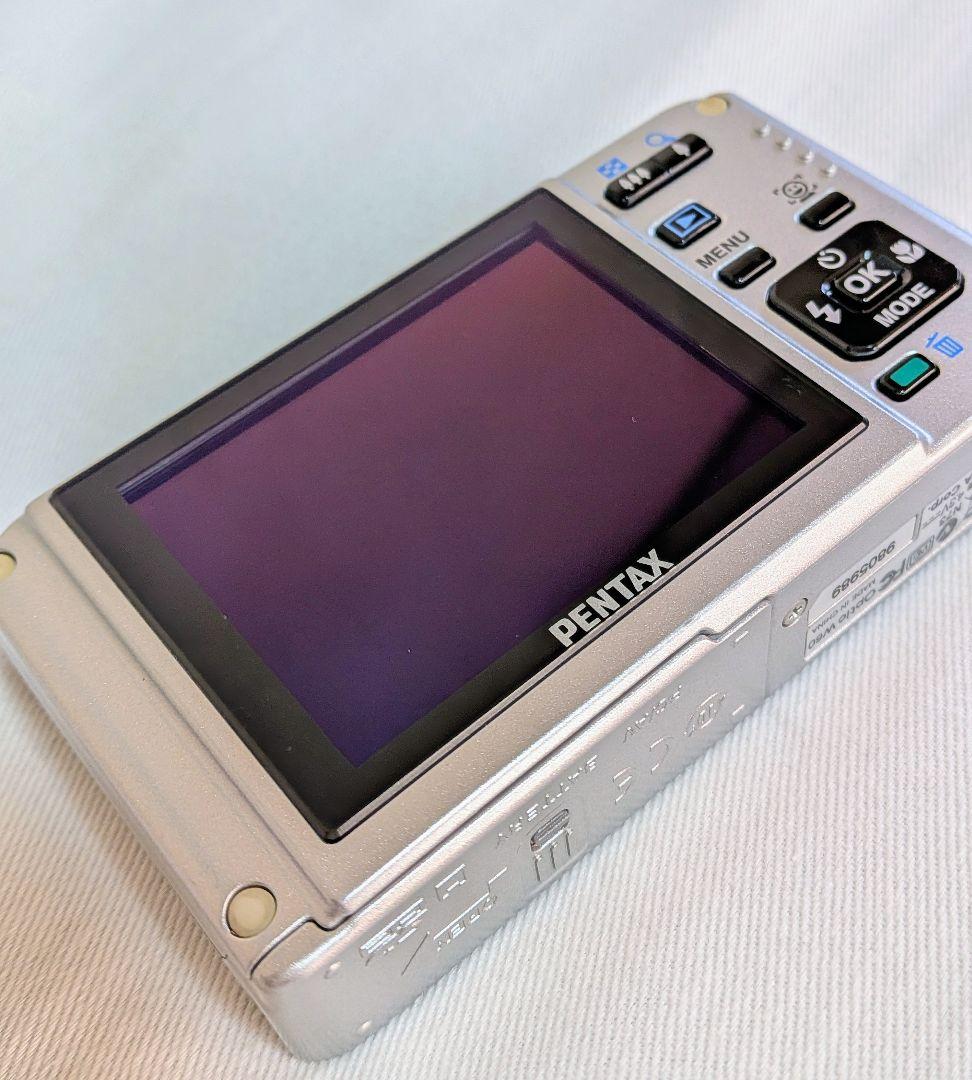 動作確認済■防水 Optio W60 ペンタックス■コーラルピンク■コンデジ