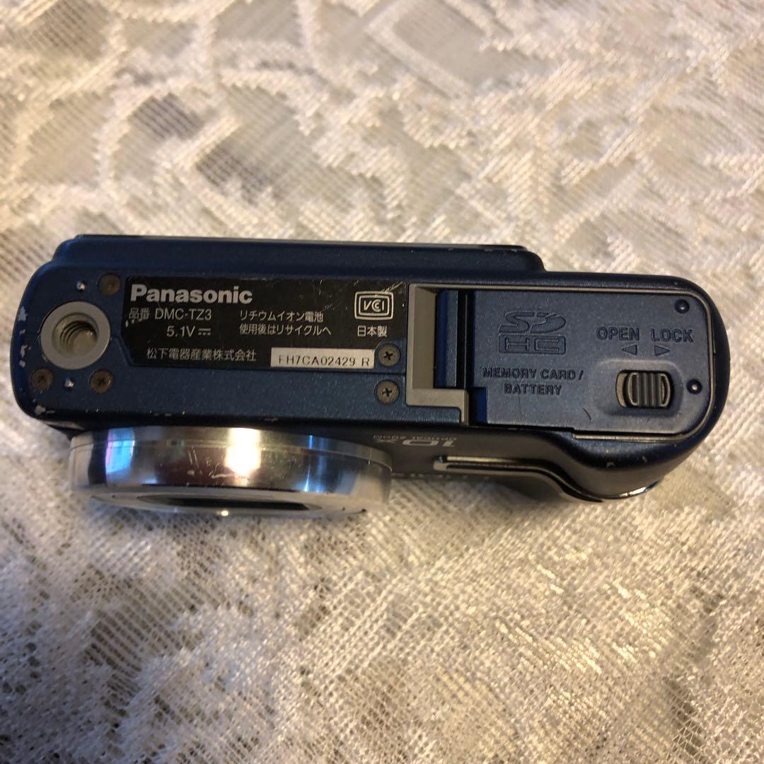 Panasonic DMC-TZ3 コンパクトデジタルカメラ　互換バッテリー付き